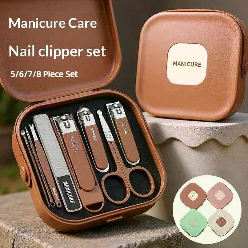Anti-Splash Nail Clipper Set – Manicure & Pedicure Scissors Nail Clipper Set Qme