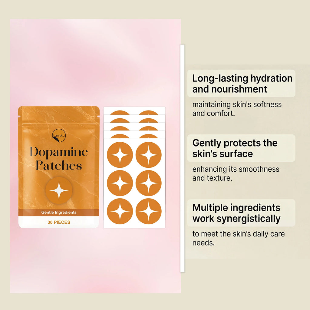 Laniska Dopamine Body Care Patches 30pc – Cooling & Breathable Body Care Patch Qst