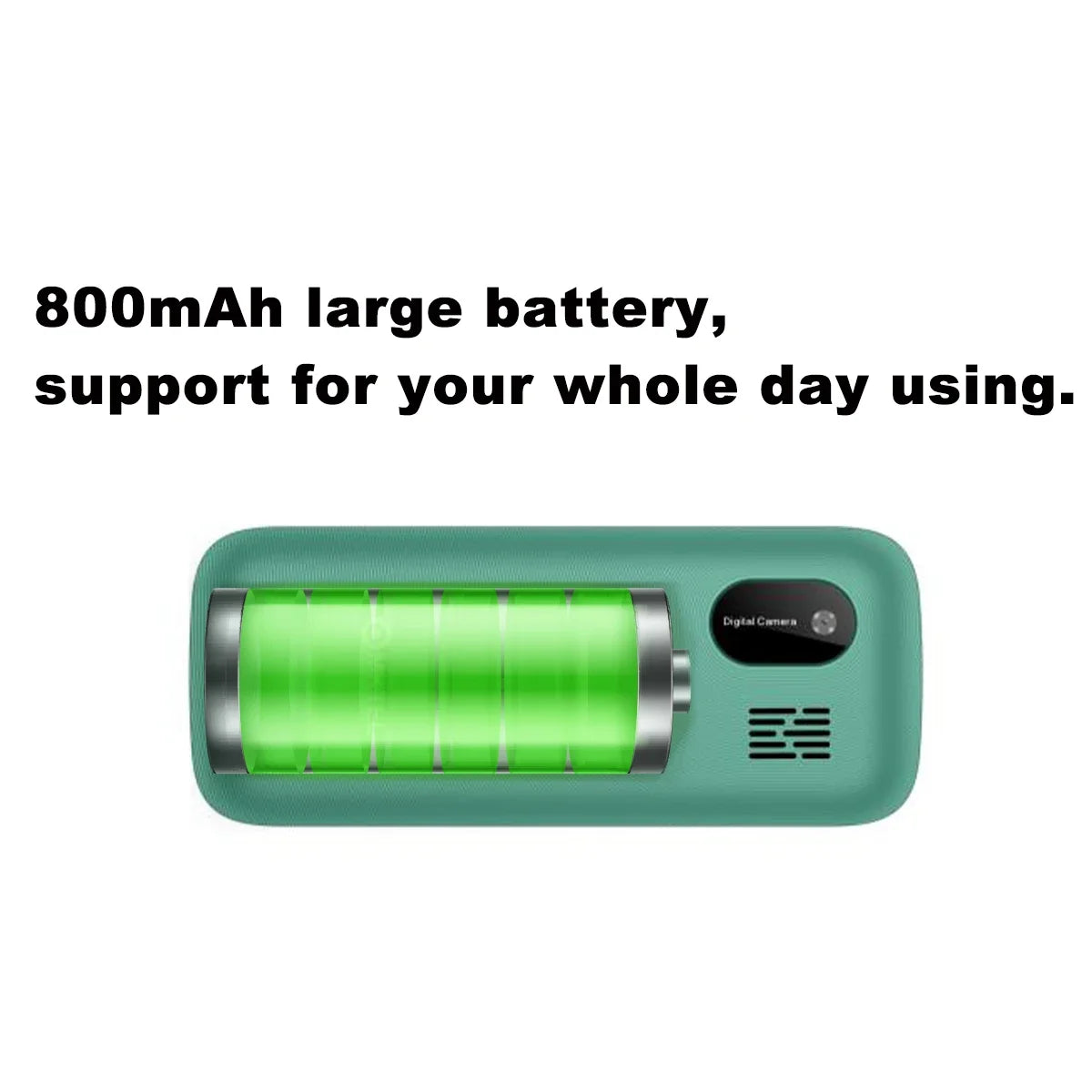 MKTEL M2023 Dual SIM Feature Phone – FM Radio, 800mAh Feature Phone Qme