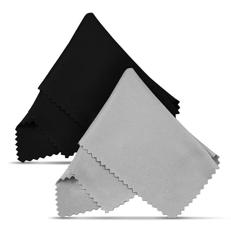 Microfiber Eyeglass Lens Cleaning Cloth – Double-Sided Lens Cleaning Cloth Qme