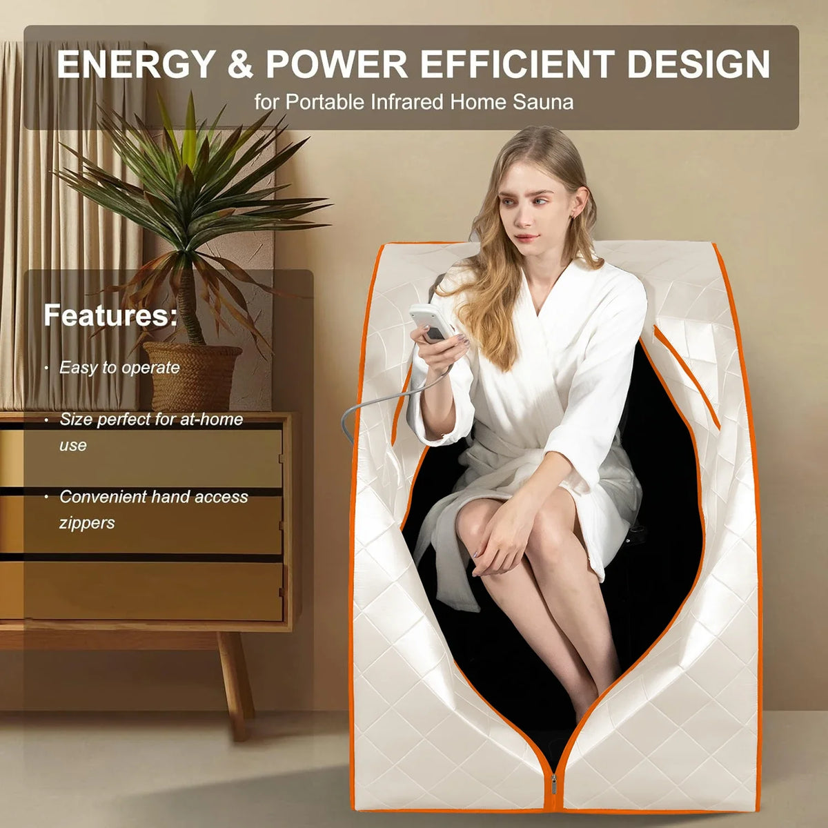 Portable Infrared Sauna Tent – Home Spa Far Infrared Infrared Sauna Tent Qst