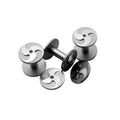 Swayboo M4 Stainless Steel Knife Handle Screws – 2 Sets DIY Knife Handle Screws Qst Silver 5MM-1-2pcs
