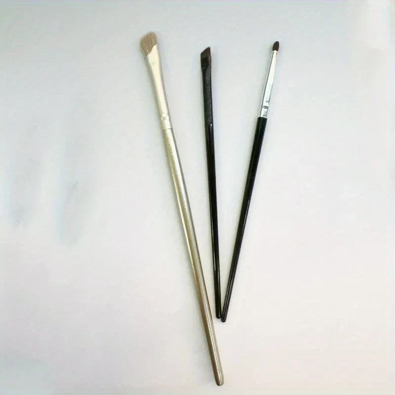 Sickle Shape Angled Nose Contour Brush – Soft Synthetic Makeup Contour Brush Qme 3pcs set