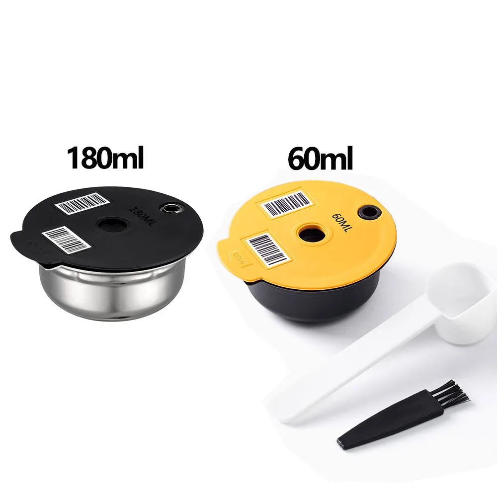 Reusable Coffee Pods for Tassimo Bosch – Stainless Steel Reusable Coffee Pods Qst 60-180ml Pod