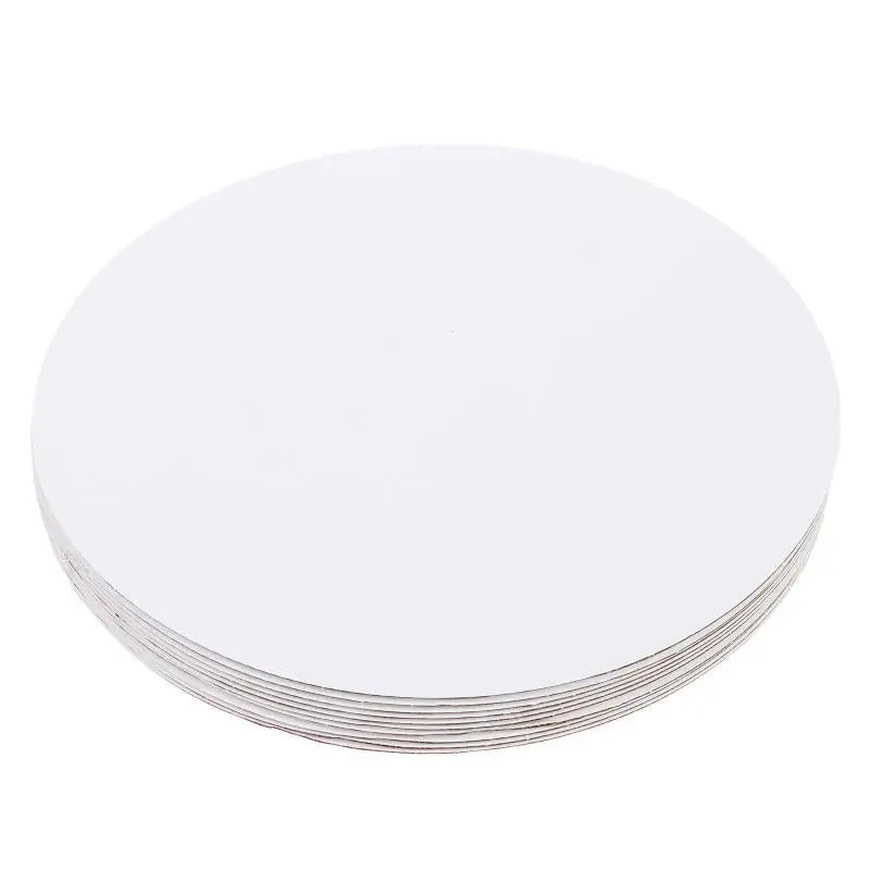 Round Cake Boards Paper Drum Tray 8 & 10 Inch – Party Cake Drum Board Qme 12inch