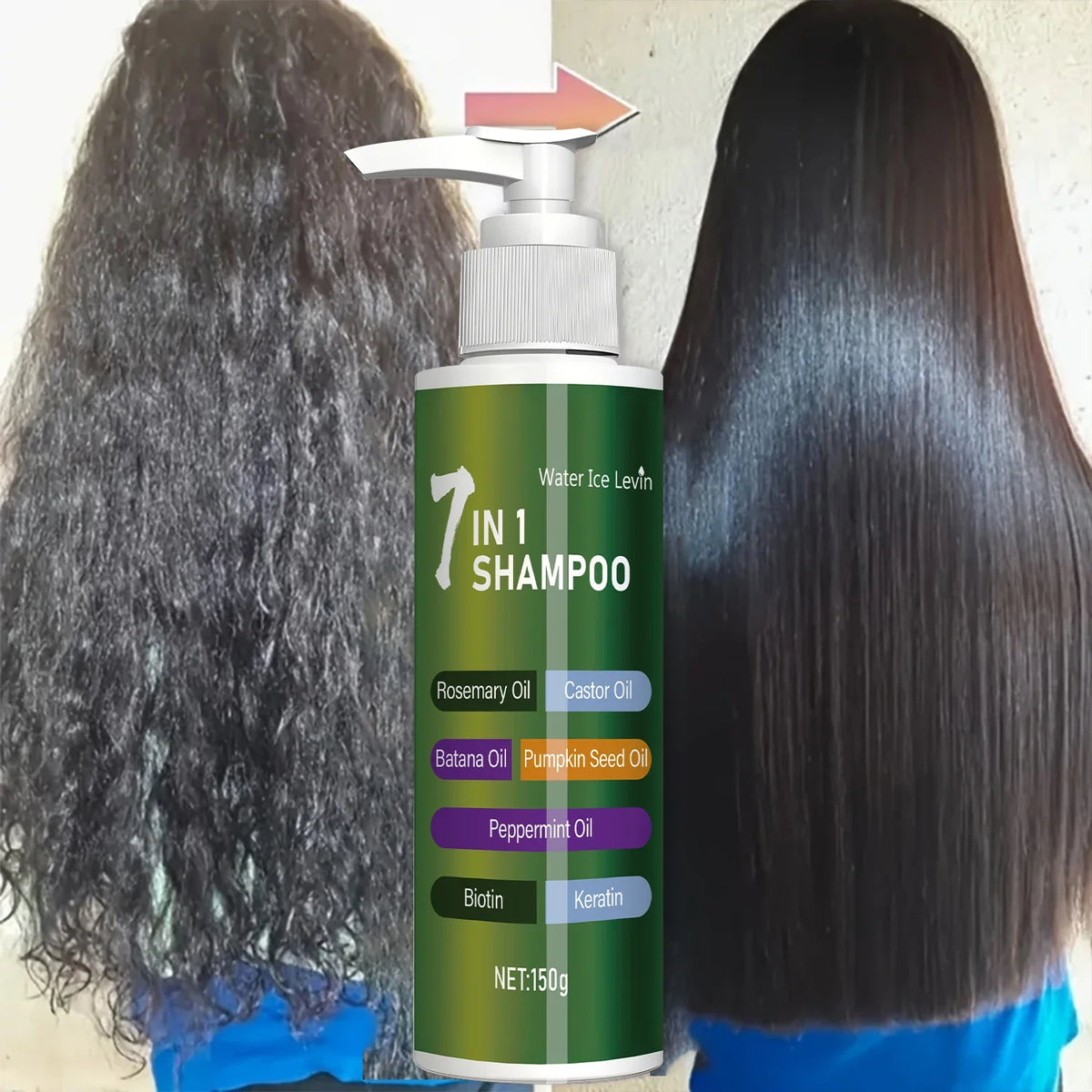 Qme 7-in-1 Shampoo | Dandruff Control, Volume & Strength Shampoo Qme