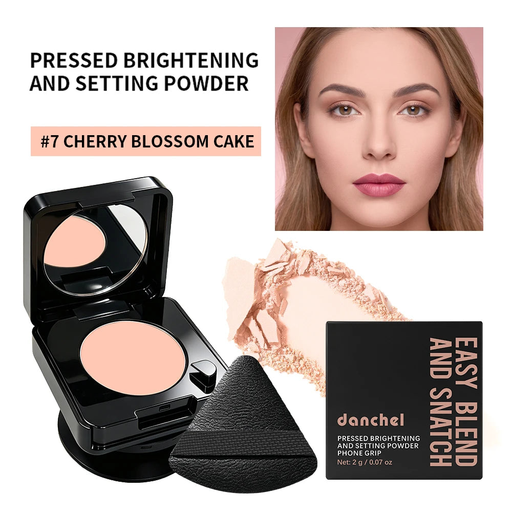 Mini Travel Setting Powder – Oil Control Pressed Powder Compact Setting Powder Compact Qst 07