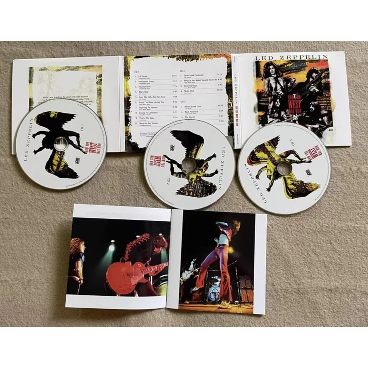 1972 Legendary Rock Band Live Performances 3CD Set – Long Beach Live Music CD Set Qme