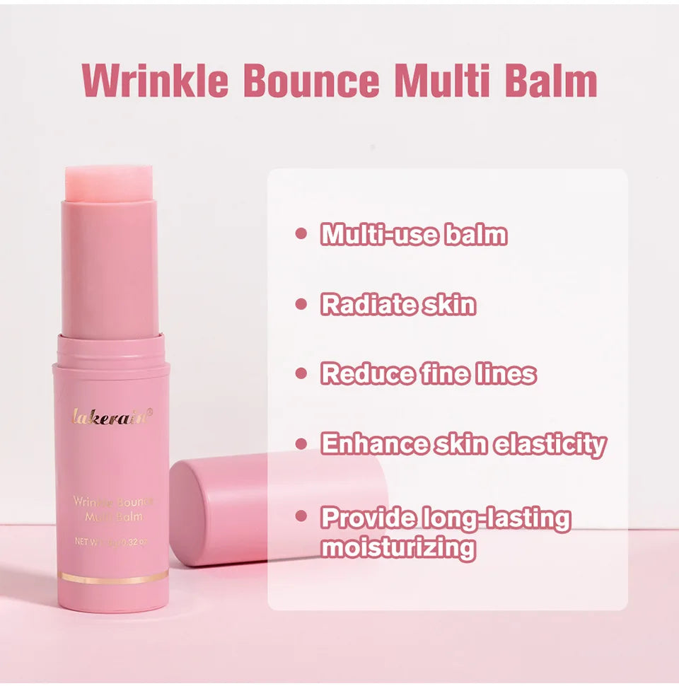 Qme Collagen Bounce Multi Balm Stick – Moisturizing K-Beauty Collagen Balm Stick Qme