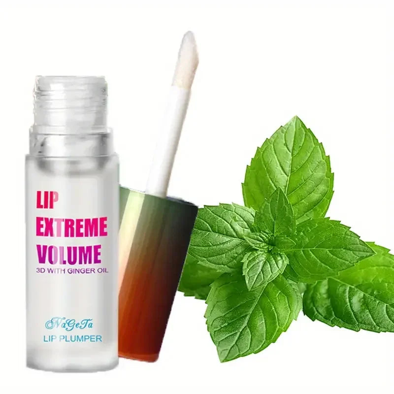 Ginger Mint Lip Plumper Oil – Volumizing Plumping Serum | Qme Lip Plumper Oil Qme 1pcs Mint