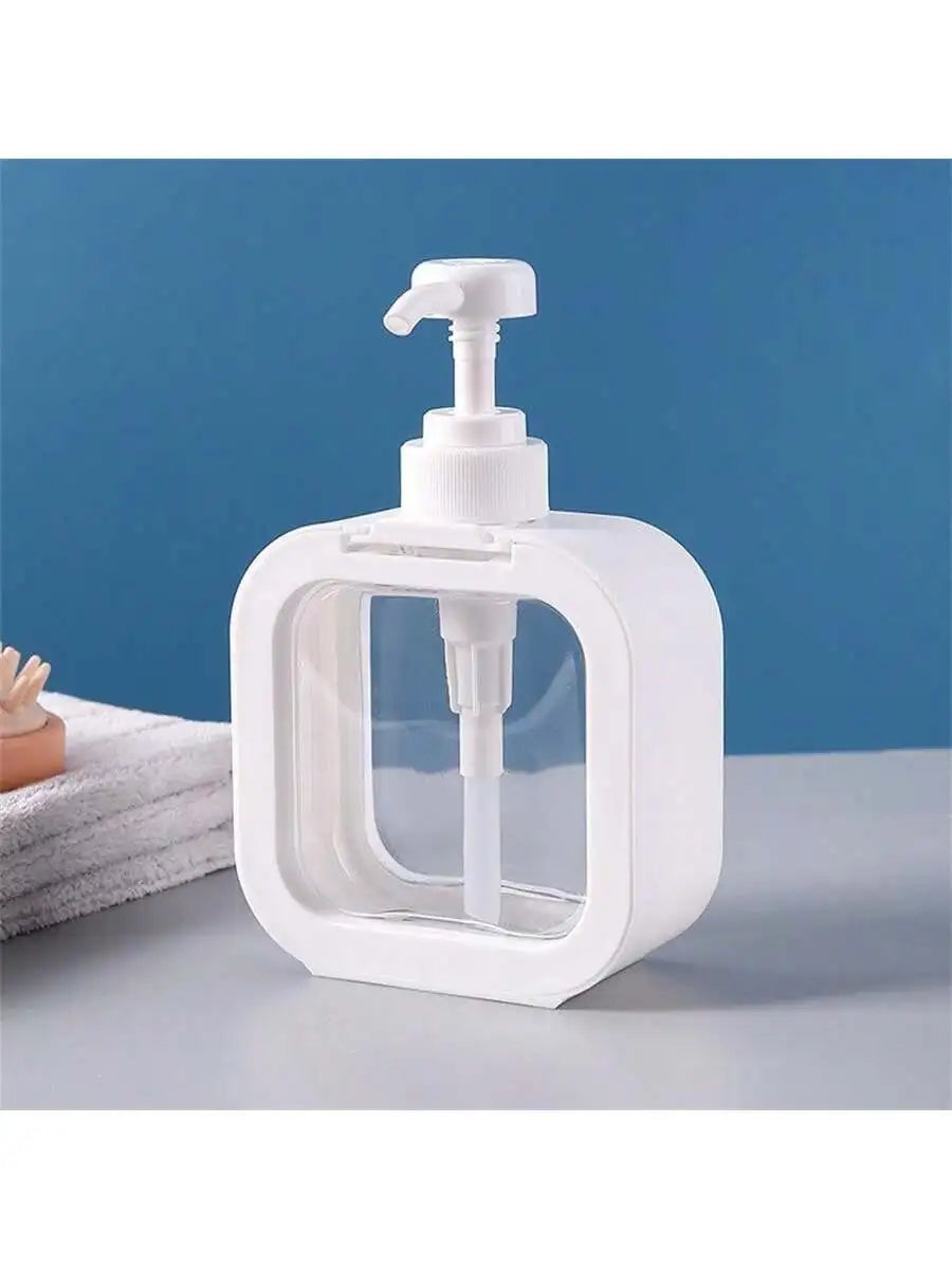 300ml Refillable Dispenser Bottle – Lotion, Shampoo & Skincare Refillable Dispenser Bottle Qme white 300ml