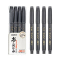 4-Size Calligraphy Brush Pen Set – Black Ink Hand Lettering Calligraphy Brush Pen Set Qme 4 Pcs