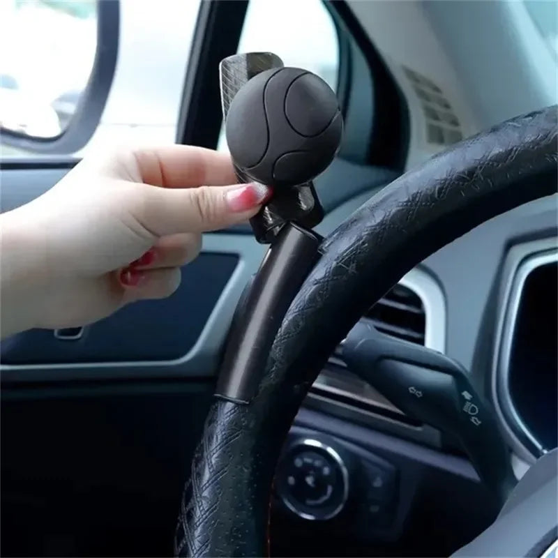 360° Steering Wheel Spinner Knob – One-Hand Rotator Steering Wheel Spinner Qme