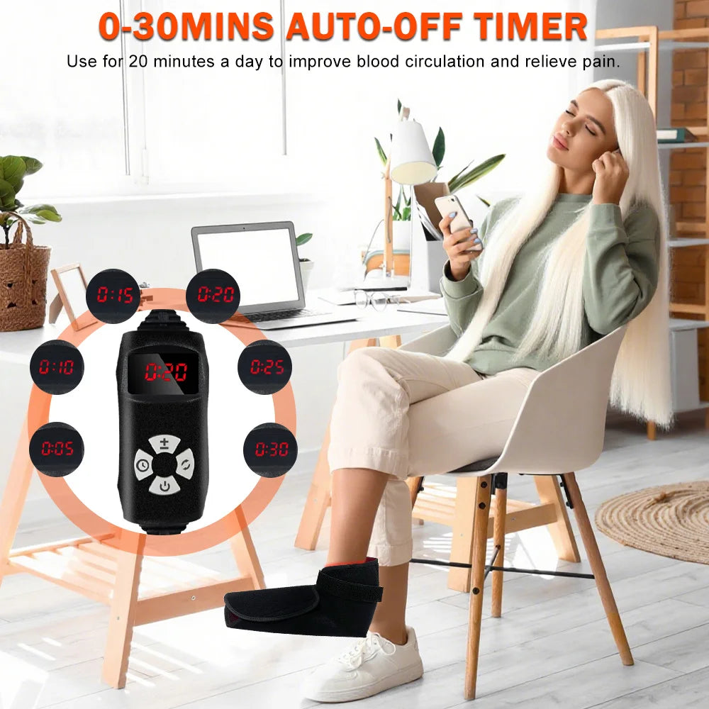 Red Light Therapy Foot Wrap 660nm 850nm NIR LED Boots | ZONGKUNG Light Therapy Device Qst