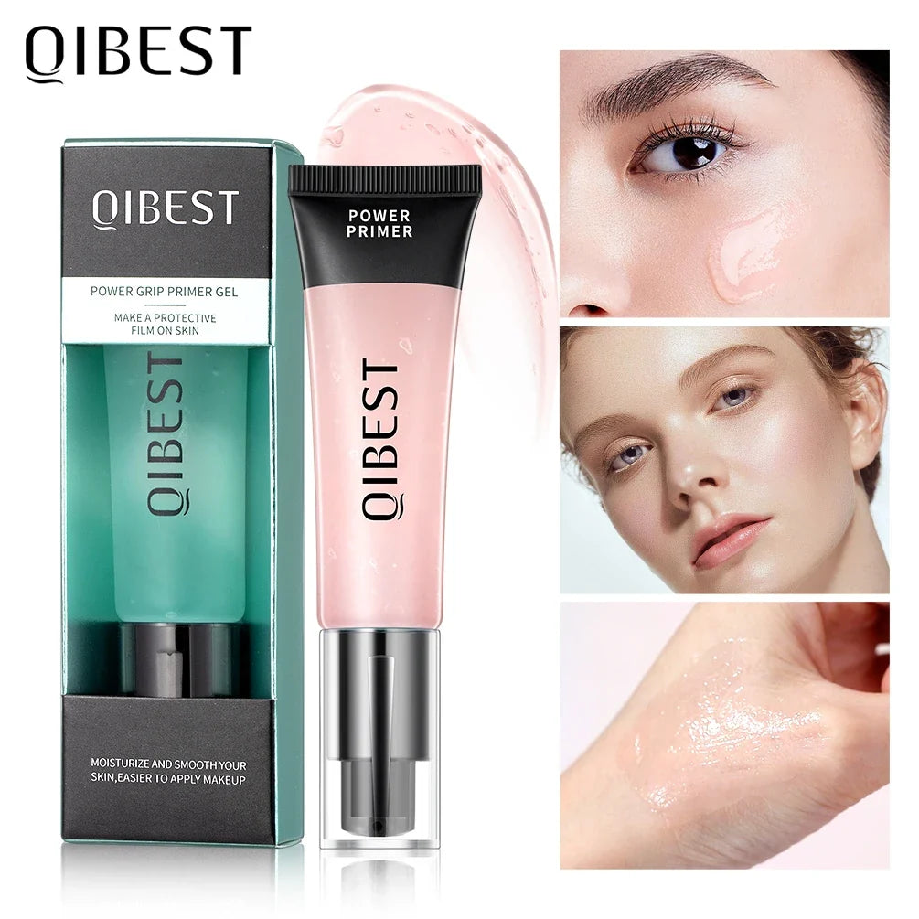 QIBEST Power Grip Gel Primer – Hydrating & Smoothing Face Primer Qme
