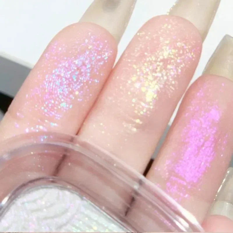 Chameleon Gradient Glitter Eyeshadow Palette – 6 Colors | Qme Glitter Eyeshadow Palette Qme