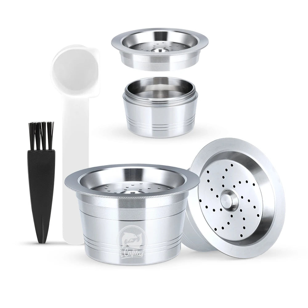 Reusable Stainless Steel Coffee Capsules – K-FEE & Cafissimo Refillable Coffee Capsule Qst 3C