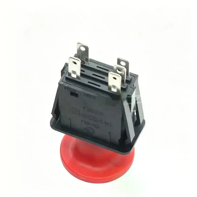 Red PTO Push Switch 10A 14VDC Heat-Resistant for Lawn Mowers PTO Push Switch Qme Default Title