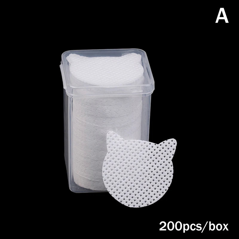 Lash Extension Glue Bottle Cleaner Wipes 200/600 PCS – DIKALU Lash Extension Wipes Qst A White