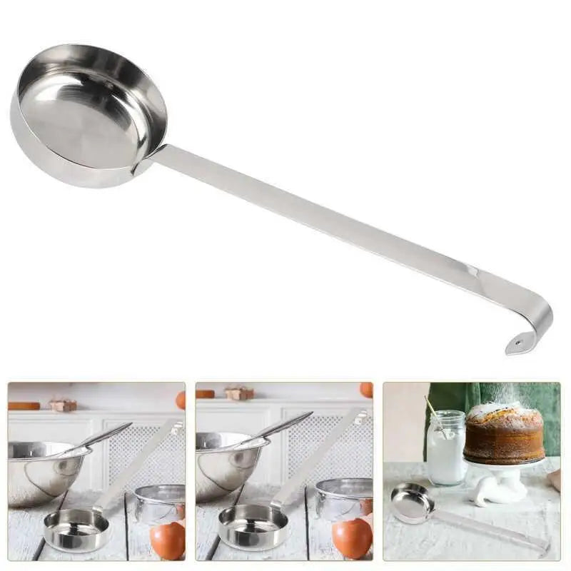 Stainless Steel Pizza Sauce Spoon & Spreading Tool | 10.5" Kitchen Sauce Spoon Qme