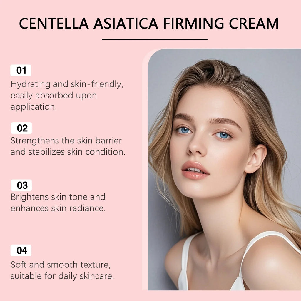 Centella Asiatica Firming Face Cream – Hydrating Moisturizer Face Moisturizer Cream Qme