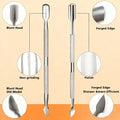Professional Precision Cuticle Scissors – Stainless Steel Manicure Cuticle Scissors Qme GRAY