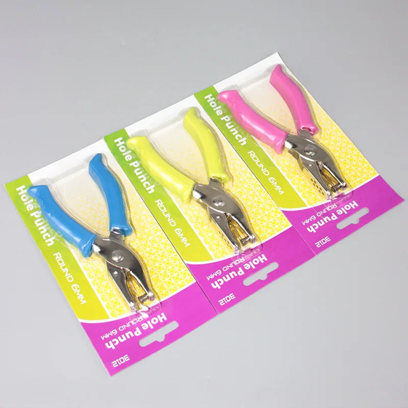 2-Piece Single Hole Punch Pliers Set – 3mm & 6mm Heavy Duty Hole Punch Pliers Qme