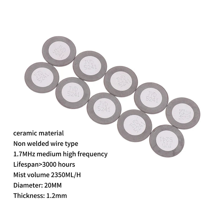 20mm Ultrasonic Ceramic Disc Atomizer – Humidifier Replacement Humidifier Replacement Part Qme