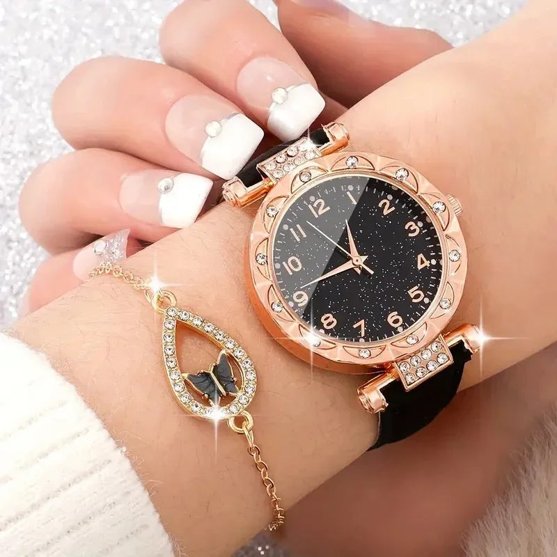 Women's Rhinestone Quartz Wristwatch – Elegant Luxury Watch Women's Fashion Watch Qme