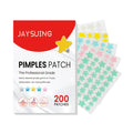 Hydrocolloid Acne Patches Star-Shaped Blemish Cover 200pc | Qme Acne Spot Patches Qme 200pcs