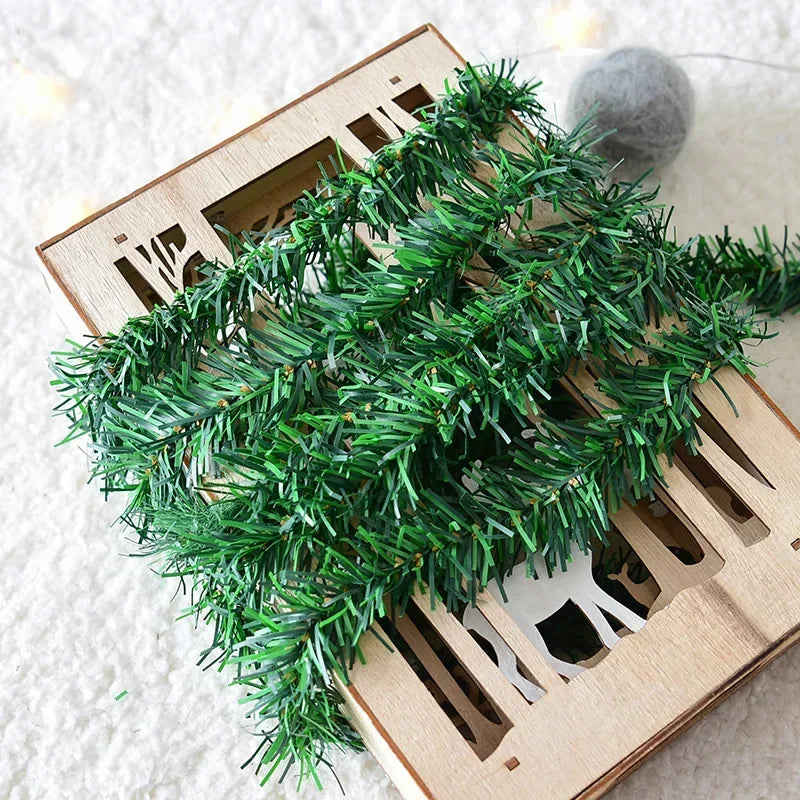 5.5M Christmas Green Garland Tree & Party Decoration Christmas Garland Qme