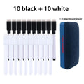 Magnetic Dry Erase Markers with Eraser Cap – 7 Colors Dry Erase Markers Qme 20 Pcs mix 1 Eraser