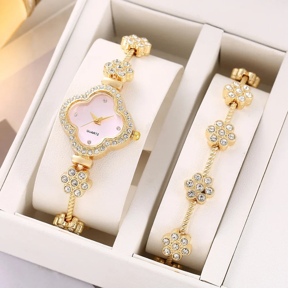 Women's Butterfly Strap Diamond Round Quartz Watch | Qme Women's Fashion Watch Qme