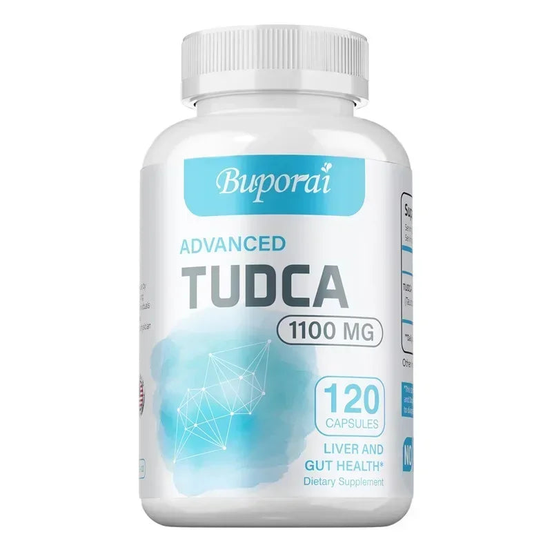 TUDCA Liver Support Supplement 1100mg – Non-GMO, 60 Capsules Liver Support Supplement Qst 120 Capsules