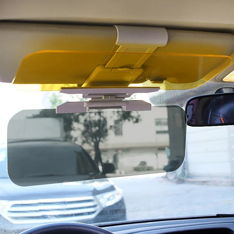 Car Day & Night Anti-Glare Sun Visor Clip Mirror Car Visor Mirror Qme