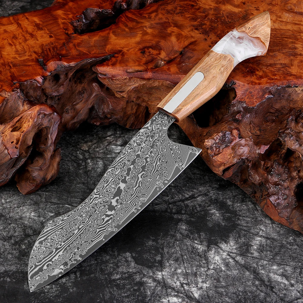 Xituo Damascus Steel Kitchen Knife Set – 1-5 Piece Chef Set Kitchen Knife Set Qst