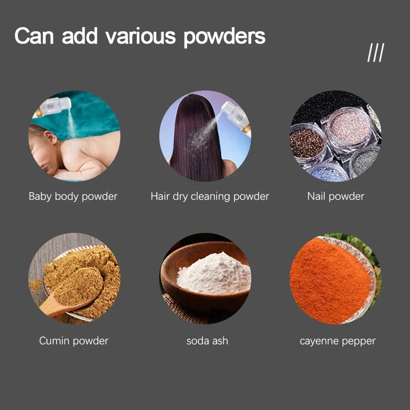 Rotatable Powder Spray Bottle – Travel & Salon Atomizer Powder Spray Bottle Qme
