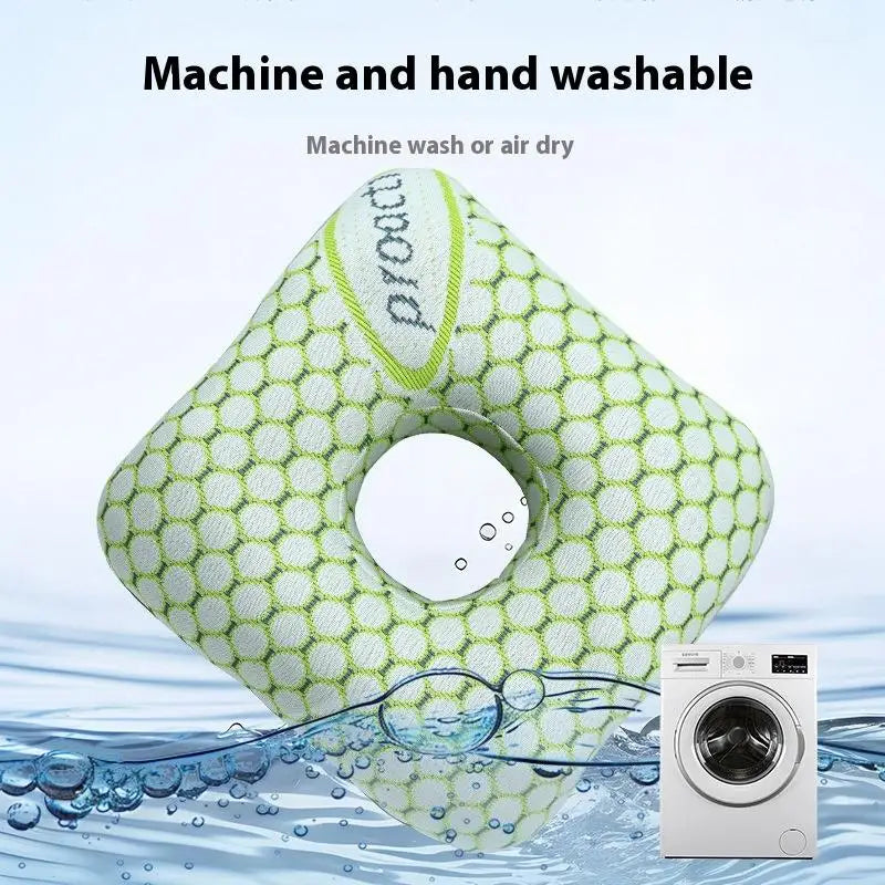 Ear Hole Pillow – Ergonomic U-Shape for Side Sleepers Ear Hole Pillow Qst