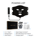 Hello Face L300 LED Light Therapy Mask – Wireless Vibration LED Therapy Mask Qst Vibrating Mask Set