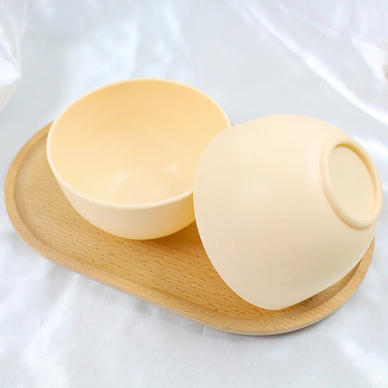 Silicone Face Mask Mixing Bowl & Brush Applicator Set Skincare Applicator Set Qme 1PC Yellow Bowl