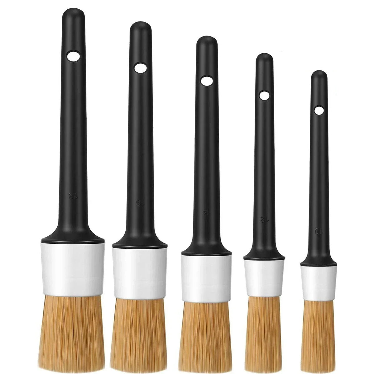 Ultra-Soft Car Detail Brushes – Wheels, Badges & Vents Car Detailing Brush Qme 5pcs
