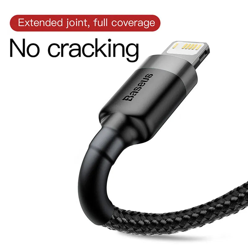 Baseus 2.4A Fast Charging USB Lightning Cable for iPhone USB Lightning Cable Qst