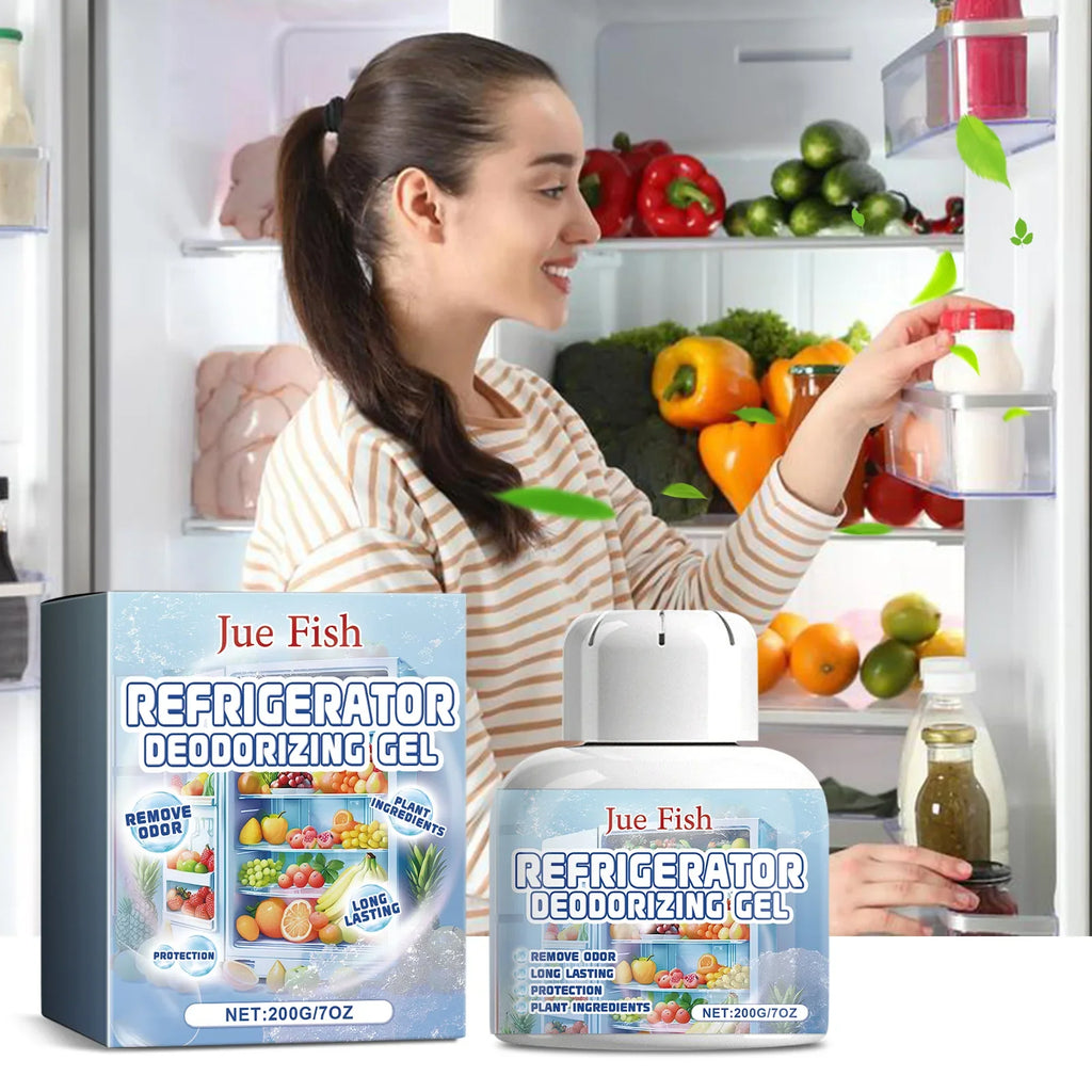 Refrigerator Deodorizer Gel – Long-Lasting Fridge Freshener Fridge Deodorizer Gel Qme