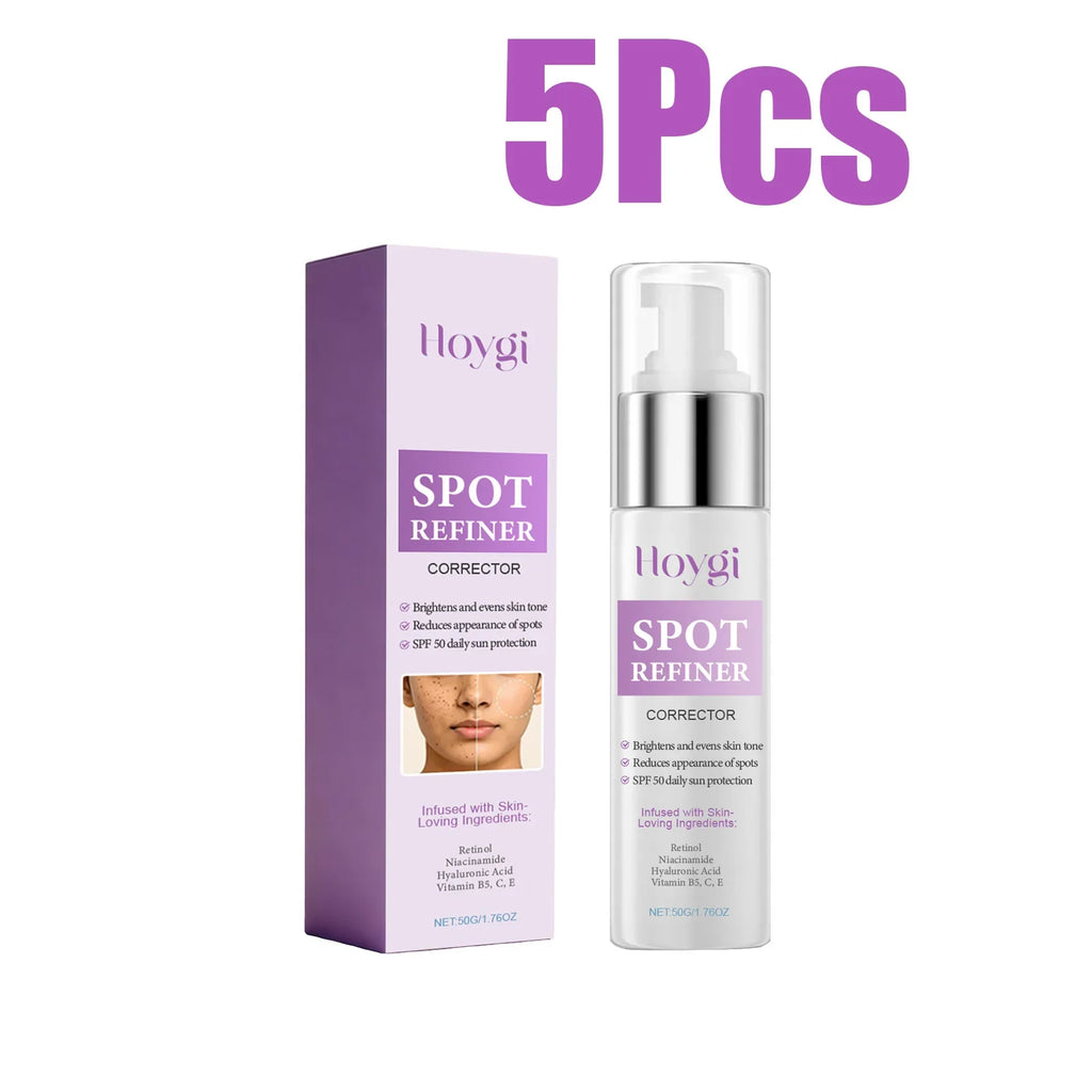 Spot Refiner Brightening Cream SPF – Dark Spot Corrector Brightening SPF Cream Qme 5 x 50g Boxed
