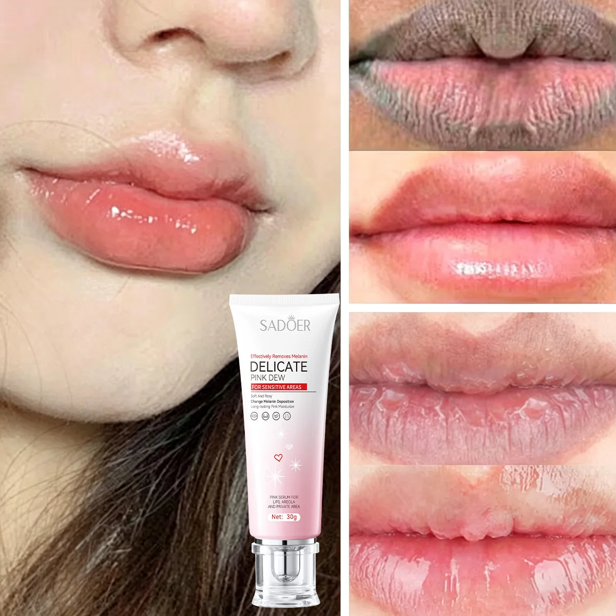PWYUMAN Brightening Lip Mask Balm – Exfoliate & Nourish Lips Lip Mask Balm Qst