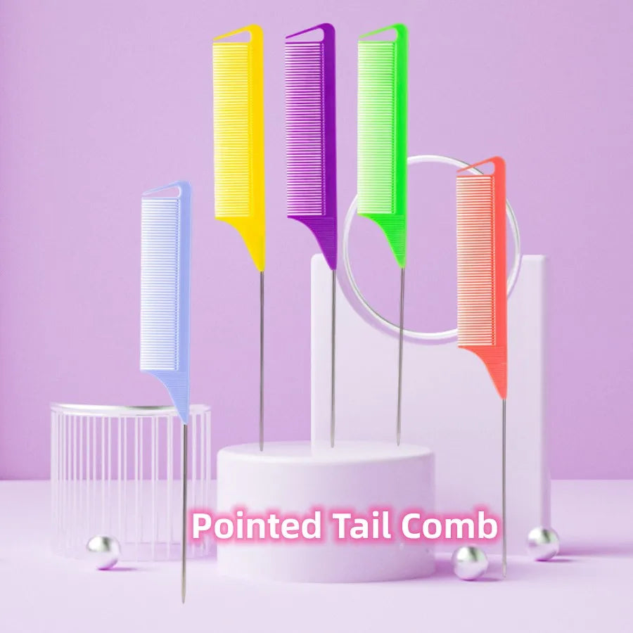 Pointy Tail Comb for Braiding, Wig Parting & Hair Styling Hair Styling Comb Qme