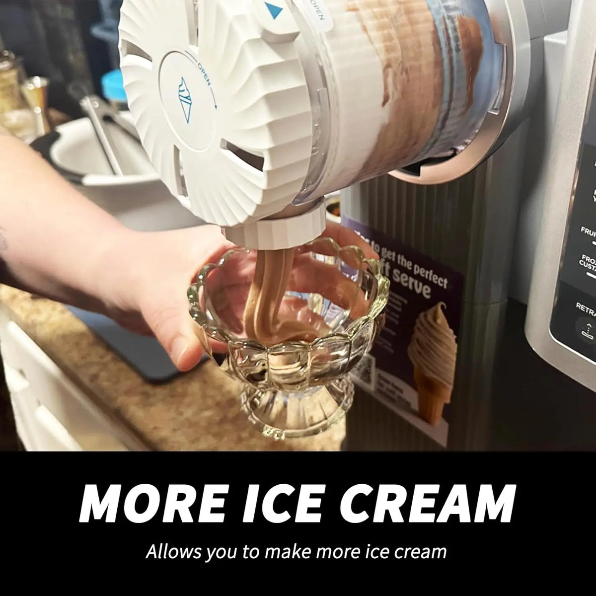 Ninja Swirl Creami NC700 NC701 NC701Q Replacement Pint Containers 2-Pack Ice Cream Maker Accessories Qme