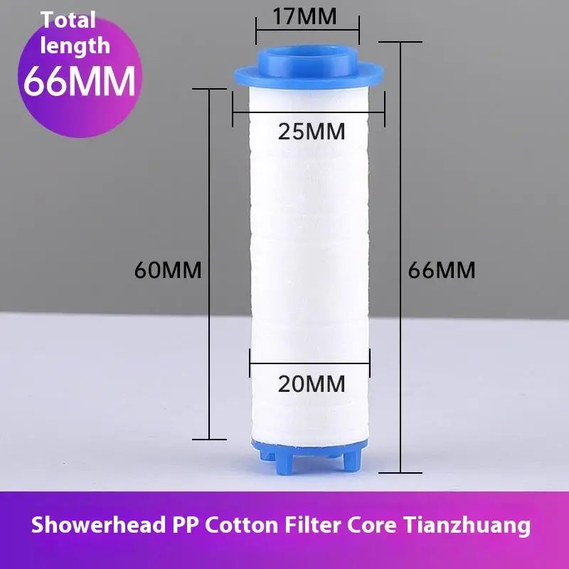 10-Pack Universal Shower Head PP Cotton Filter Replacements Shower Filter Replacement Qst 1