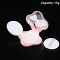 Refillable Air Cushion Foundation Box with Mirror & Puff Makeup Compact Case Qst Pink