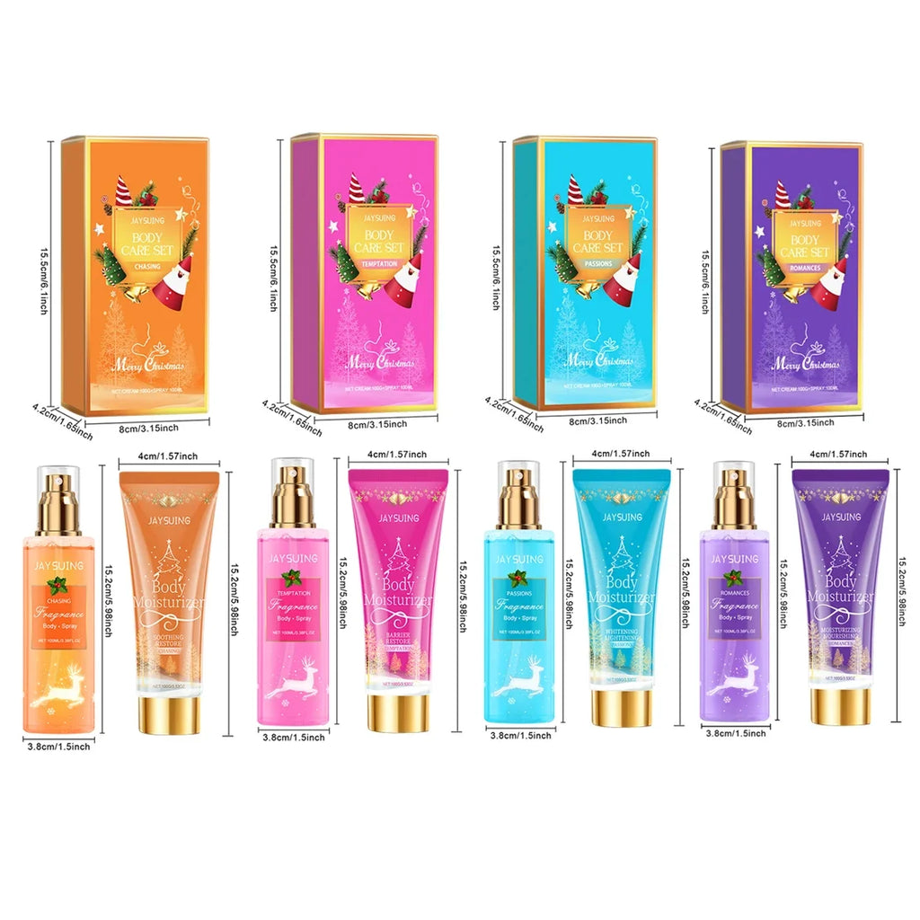 Christmas Scented Moisturizing Body Spray Lotion | 4 Scents Fragrance Body Spray Qme